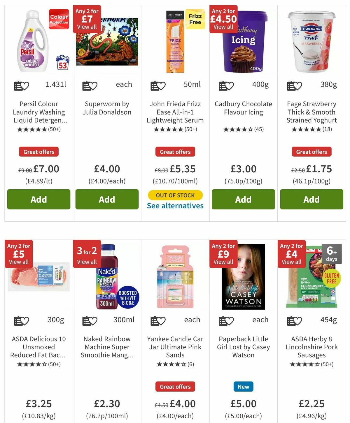 ASDA Offers from 12 April