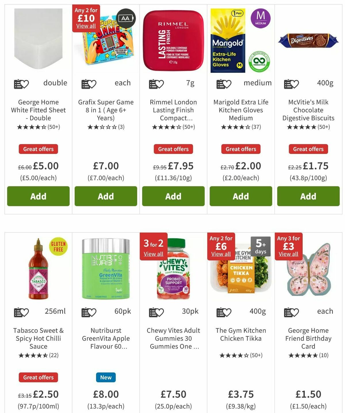 ASDA Offers from 12 April