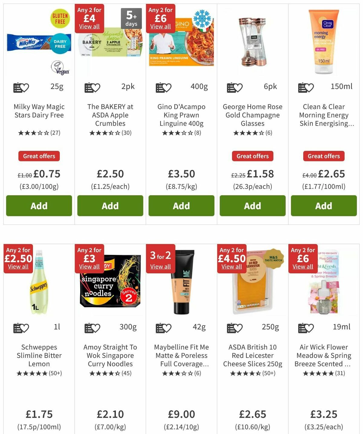 ASDA Offers from 12 April