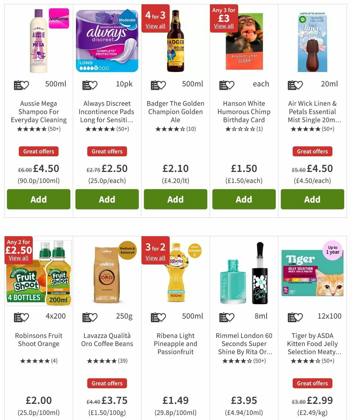 ASDA Offers from 12 April