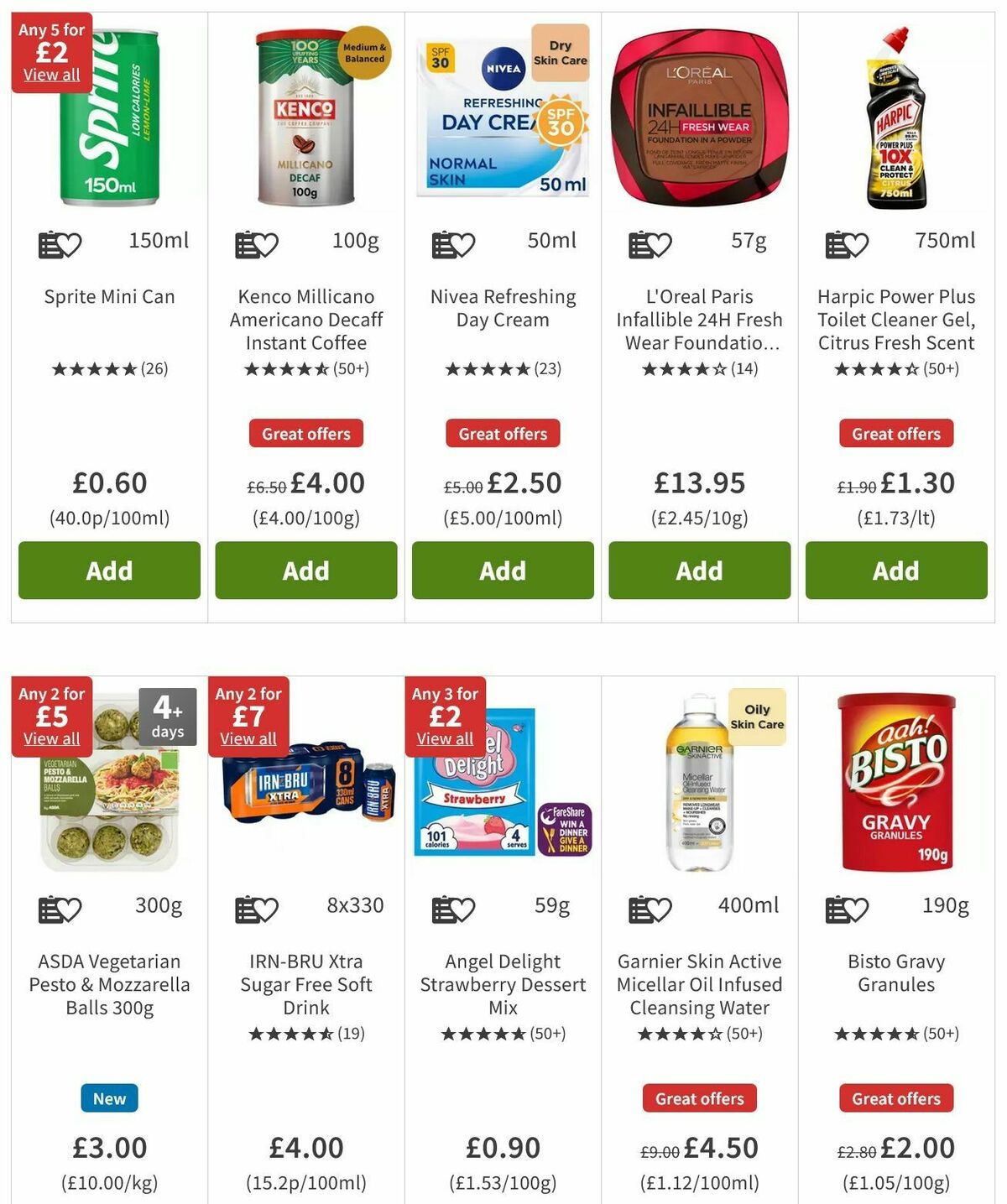 ASDA Offers from 12 April