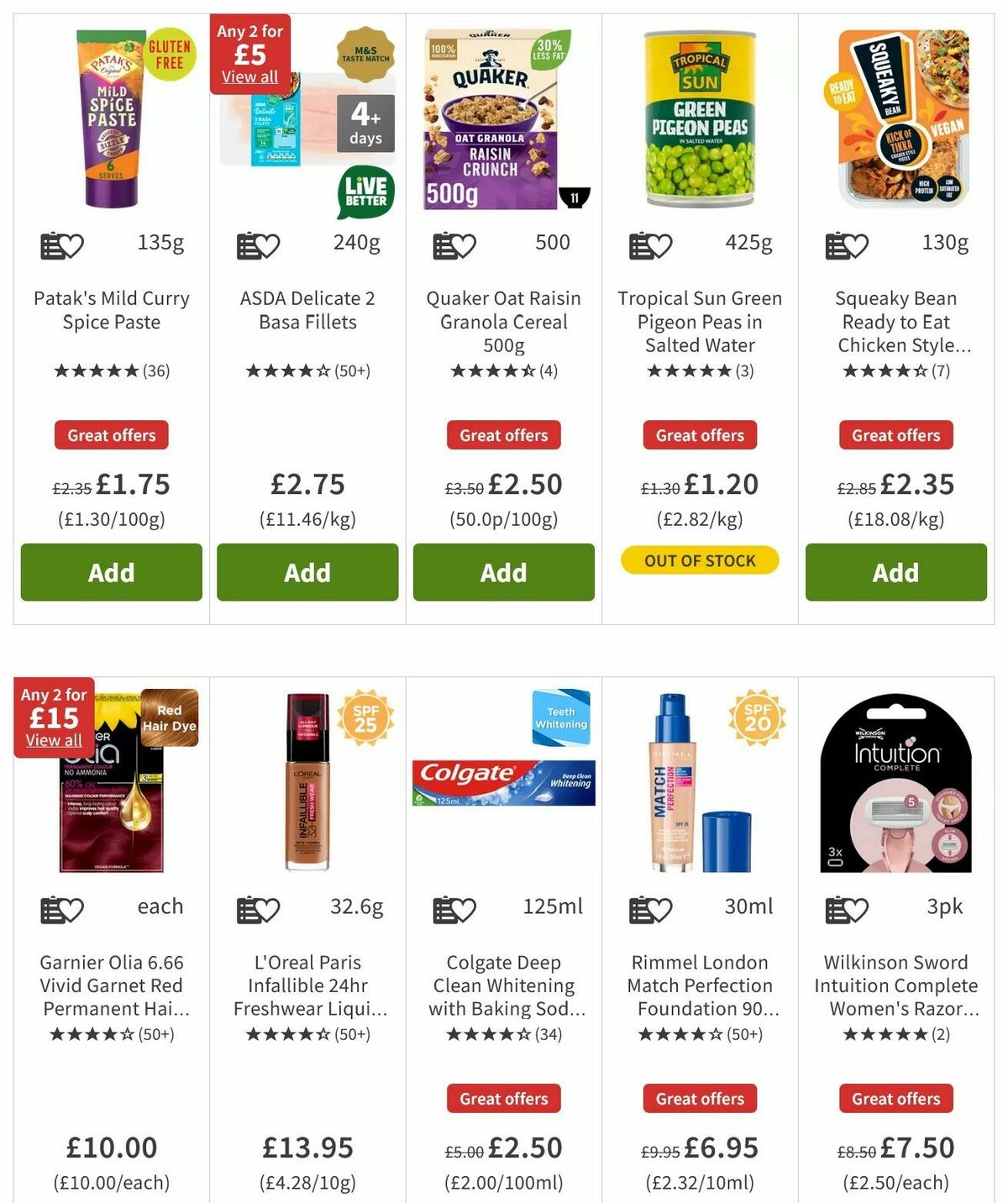 ASDA Offers from 12 April