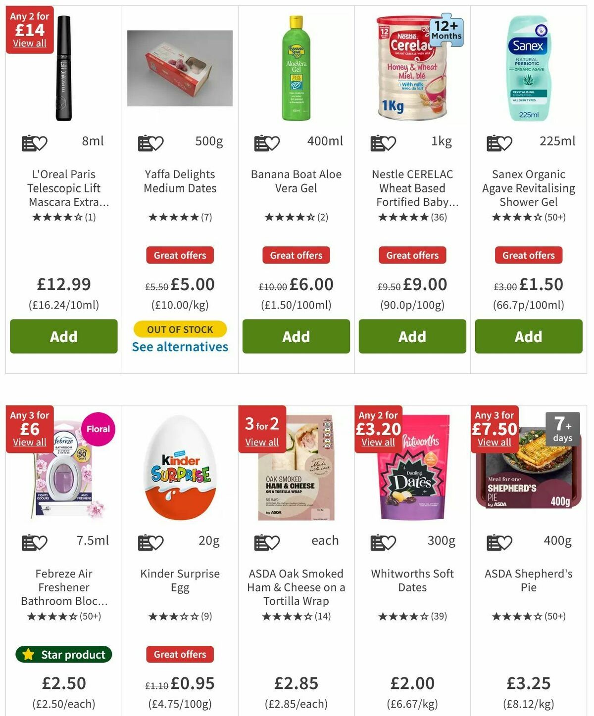 ASDA Offers from 12 April