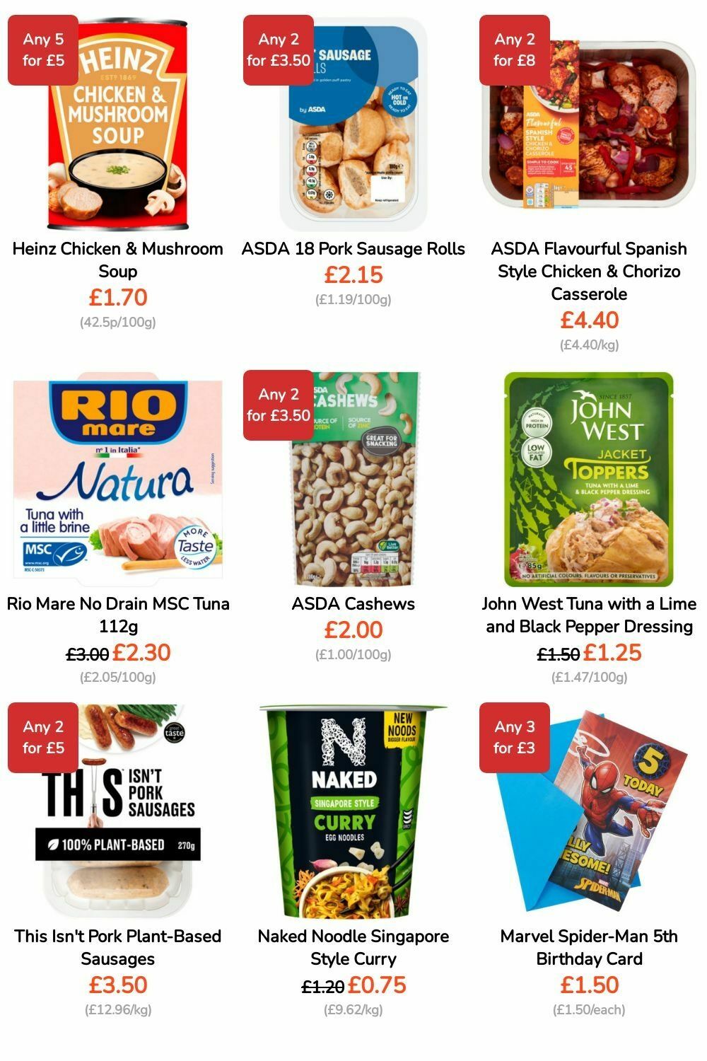 ASDA Offers from 3 May