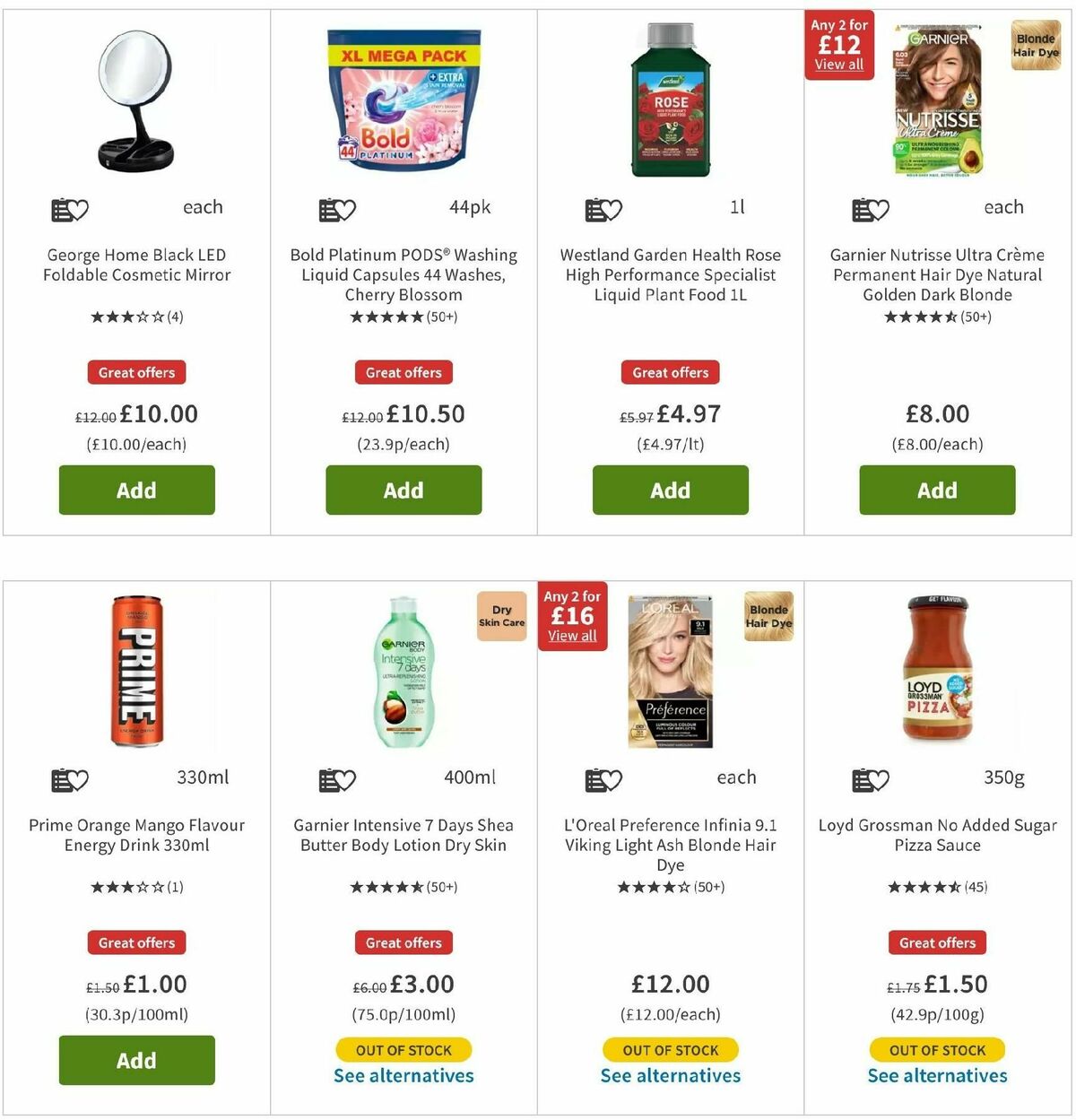 ASDA Offers from 12 May