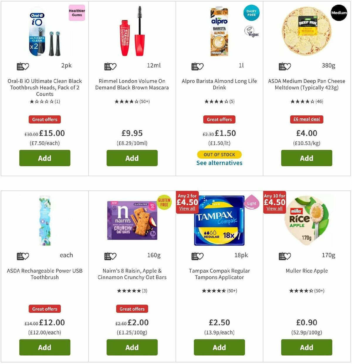 ASDA Offers from 12 May