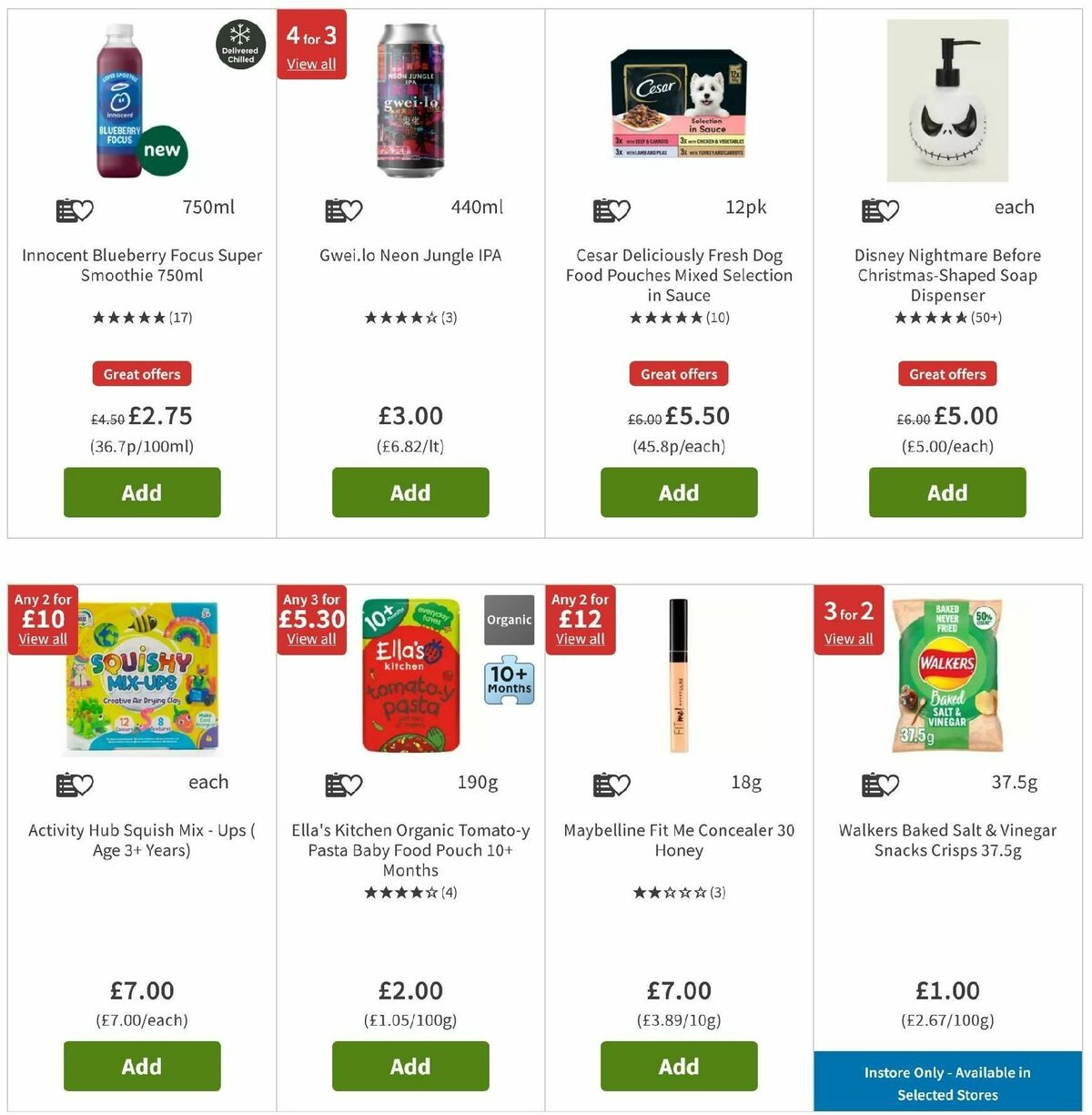 ASDA Offers from 12 May