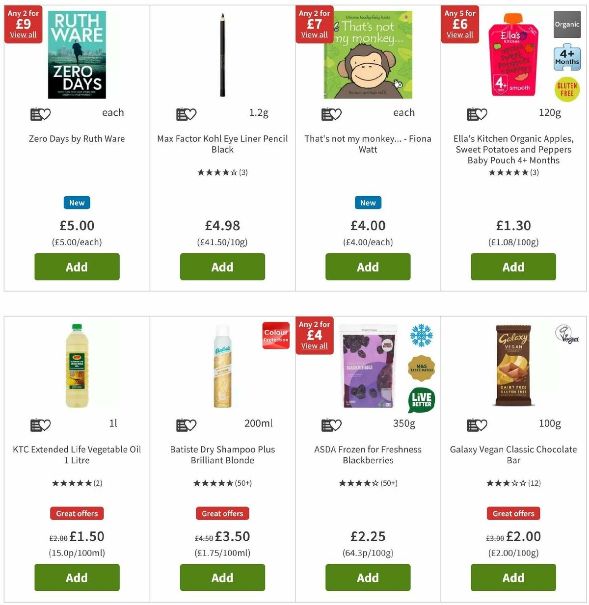 ASDA Offers from 12 May