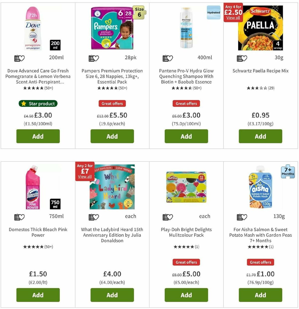 ASDA Offers from 12 May