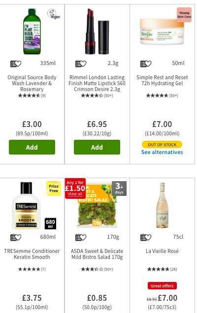 ASDA Offers from 17 May