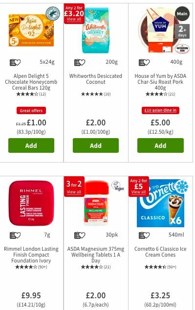 ASDA Offers from 17 May