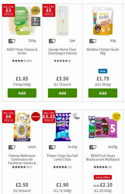 ASDA Offers from 17 May