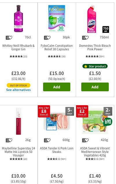 ASDA Offers from 17 May