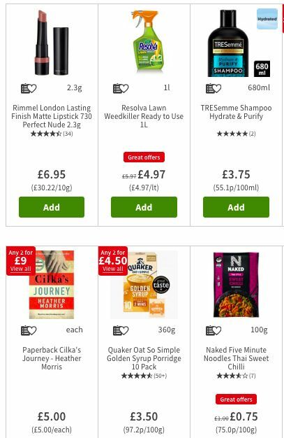 ASDA Offers from 17 May