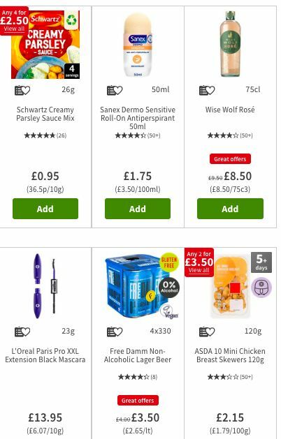 ASDA Offers from 17 May