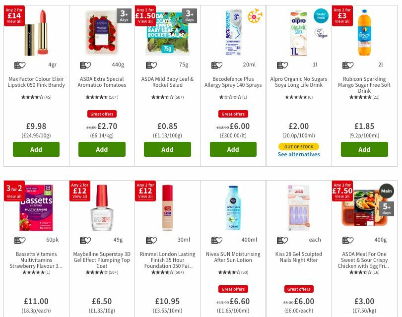 ASDA Offers from 24 May