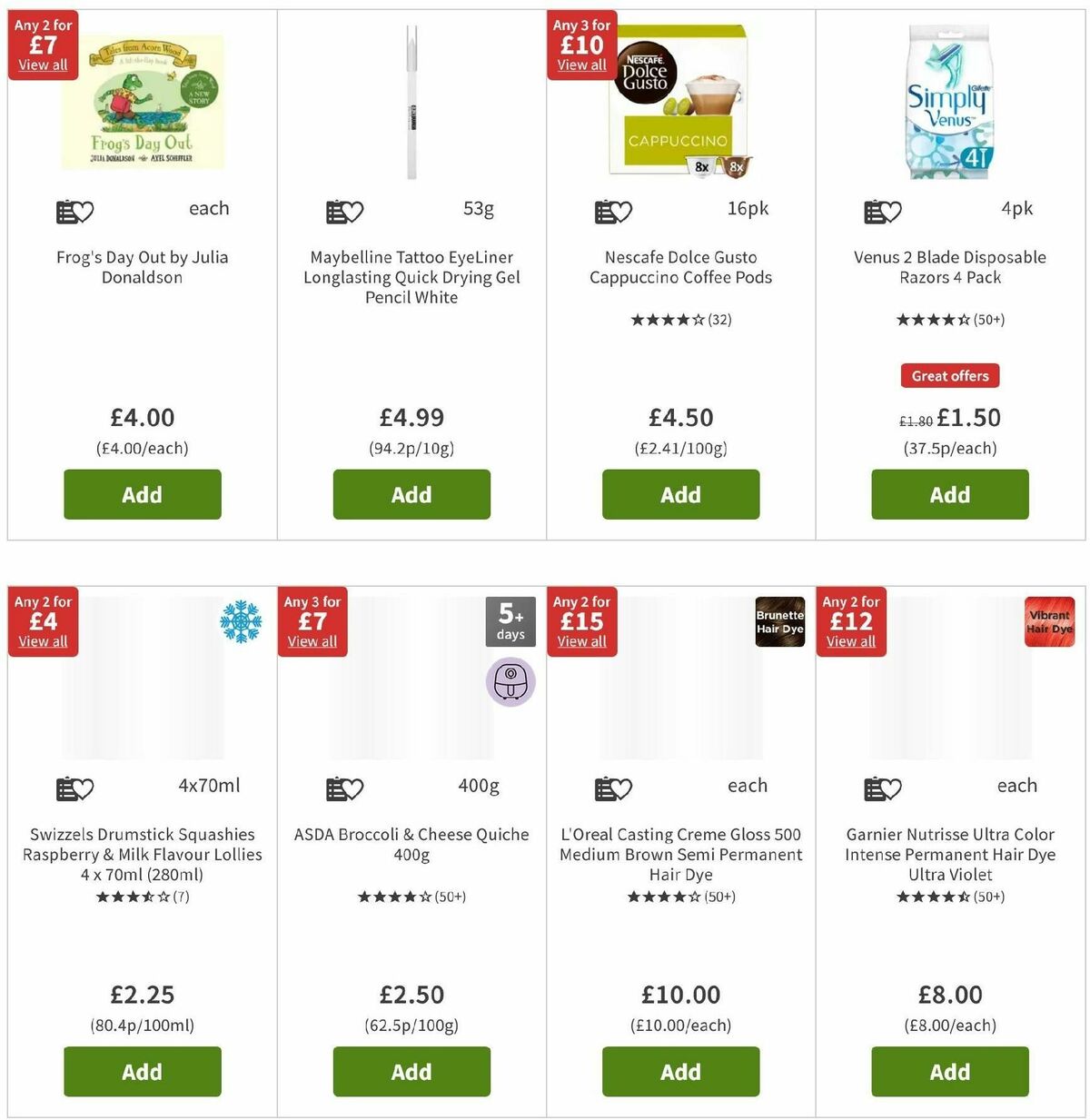 ASDA Offers from 6 June