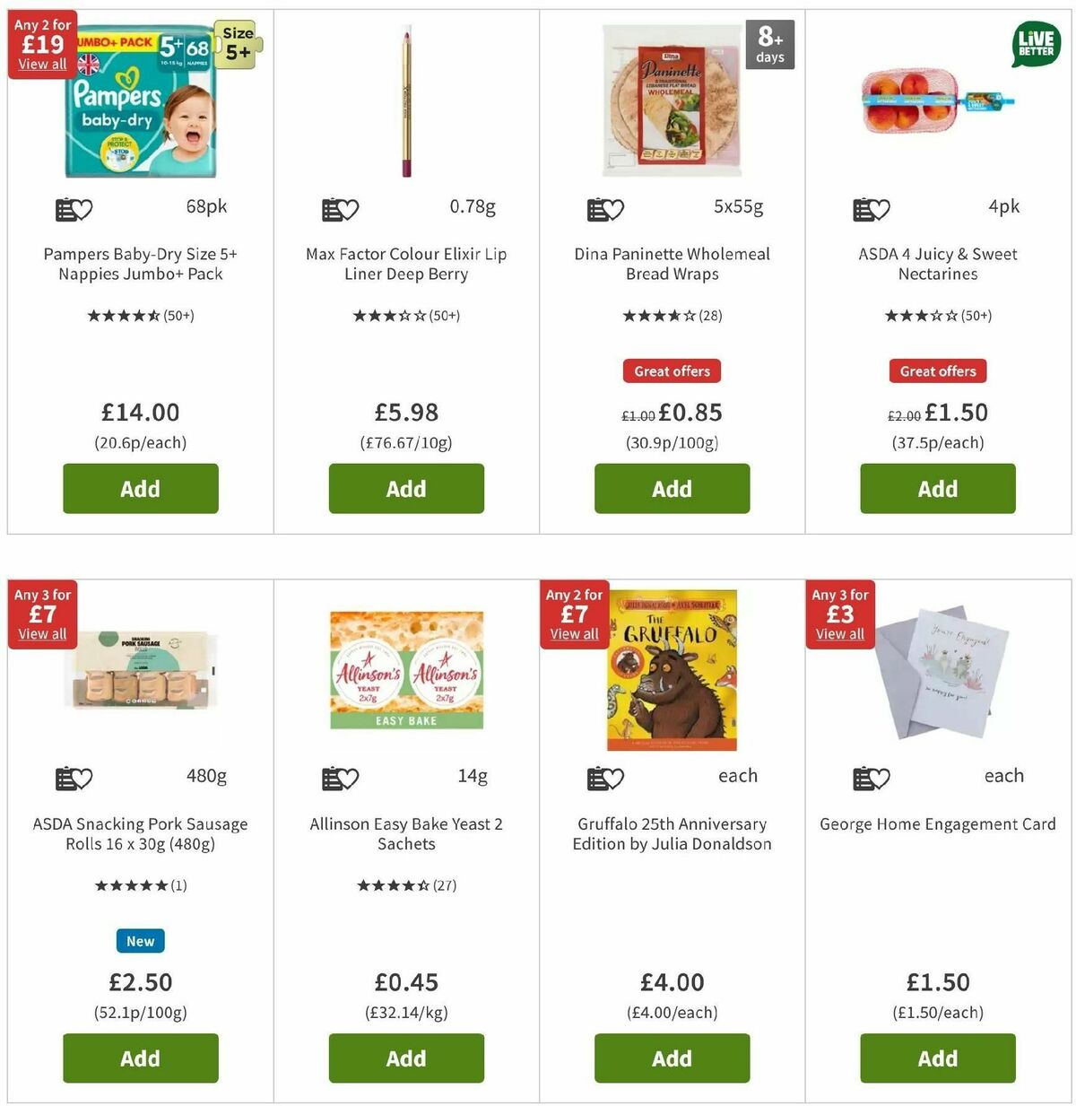 ASDA Offers from 6 June