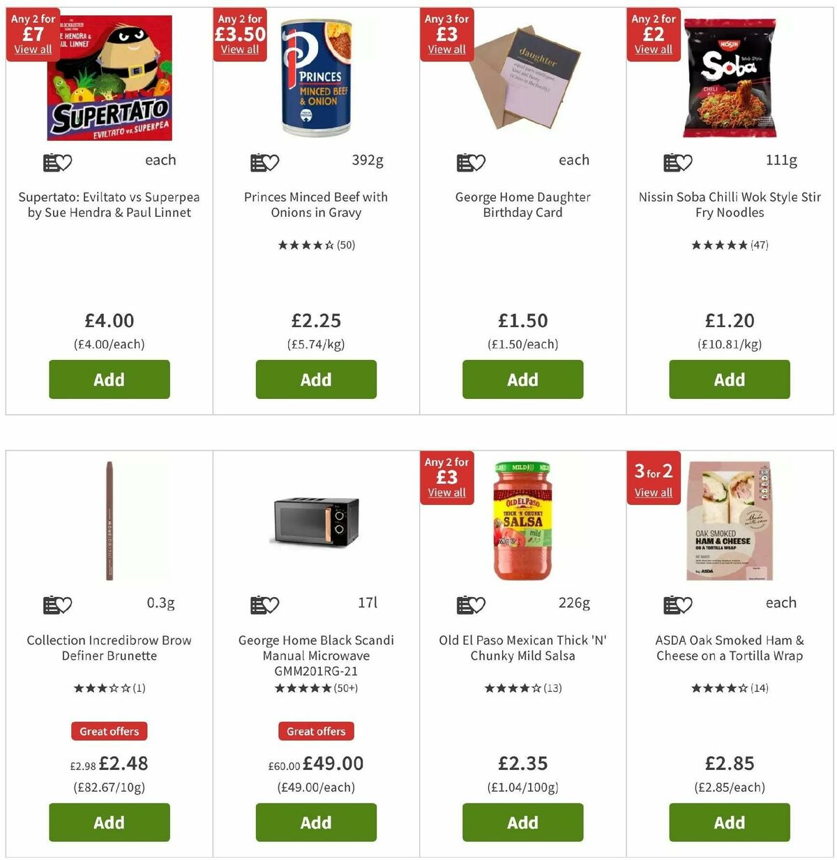 ASDA Offers from 6 June