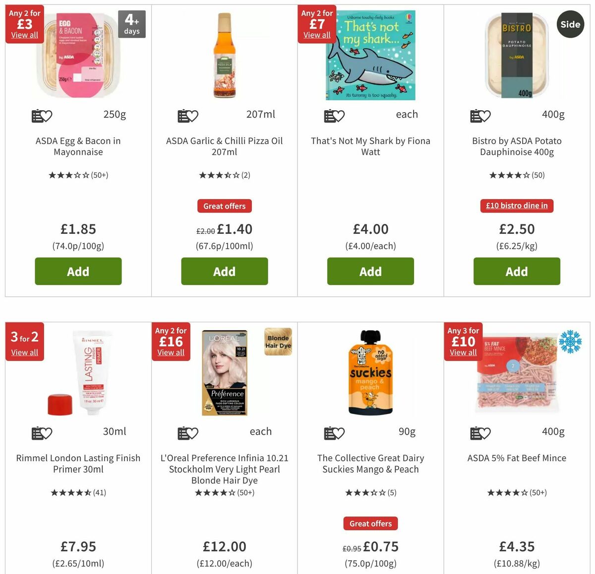 ASDA Offers from 28 June