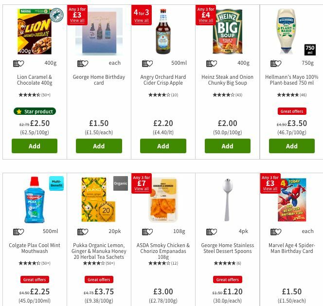 ASDA Offers from 5 July