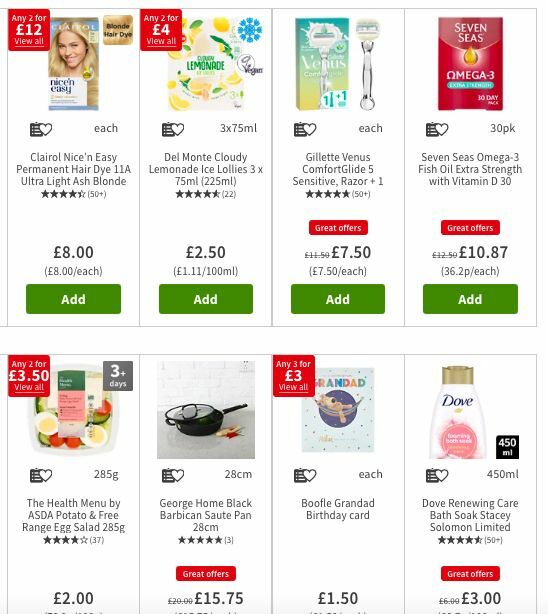 ASDA Offers from 5 July