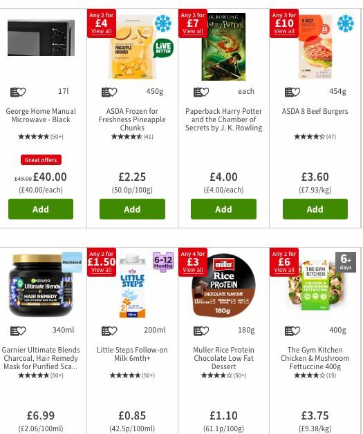 ASDA Offers from 12 July