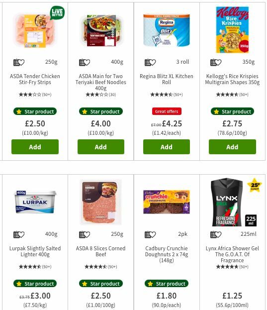 ASDA Offers from 12 July