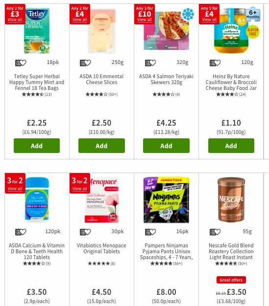 ASDA Offers from 12 July