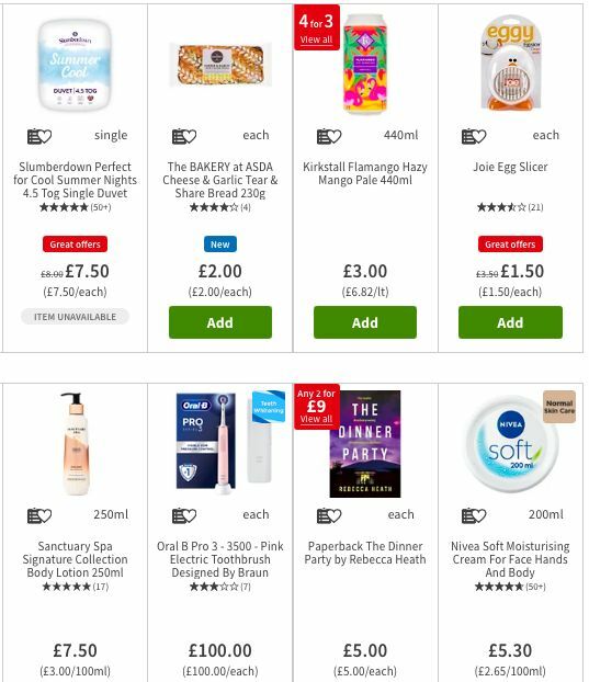 ASDA Offers from 12 July