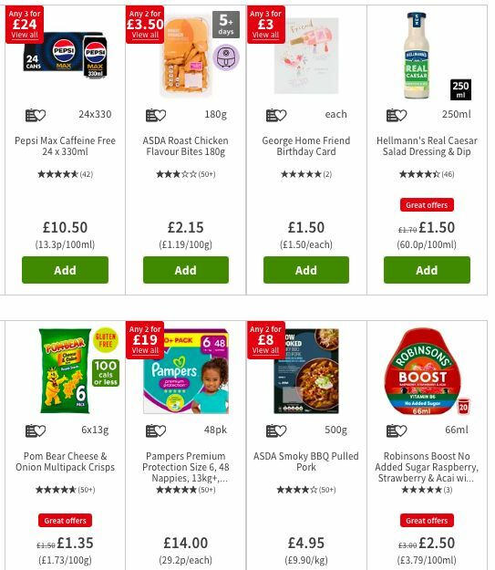 ASDA Offers from 12 July