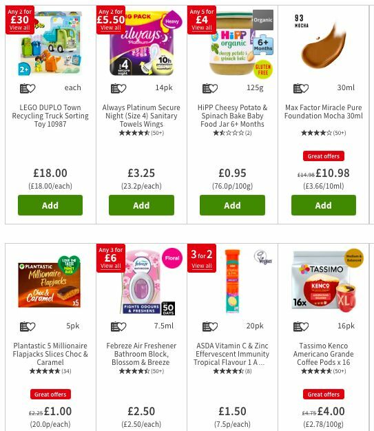 ASDA Offers from 12 July