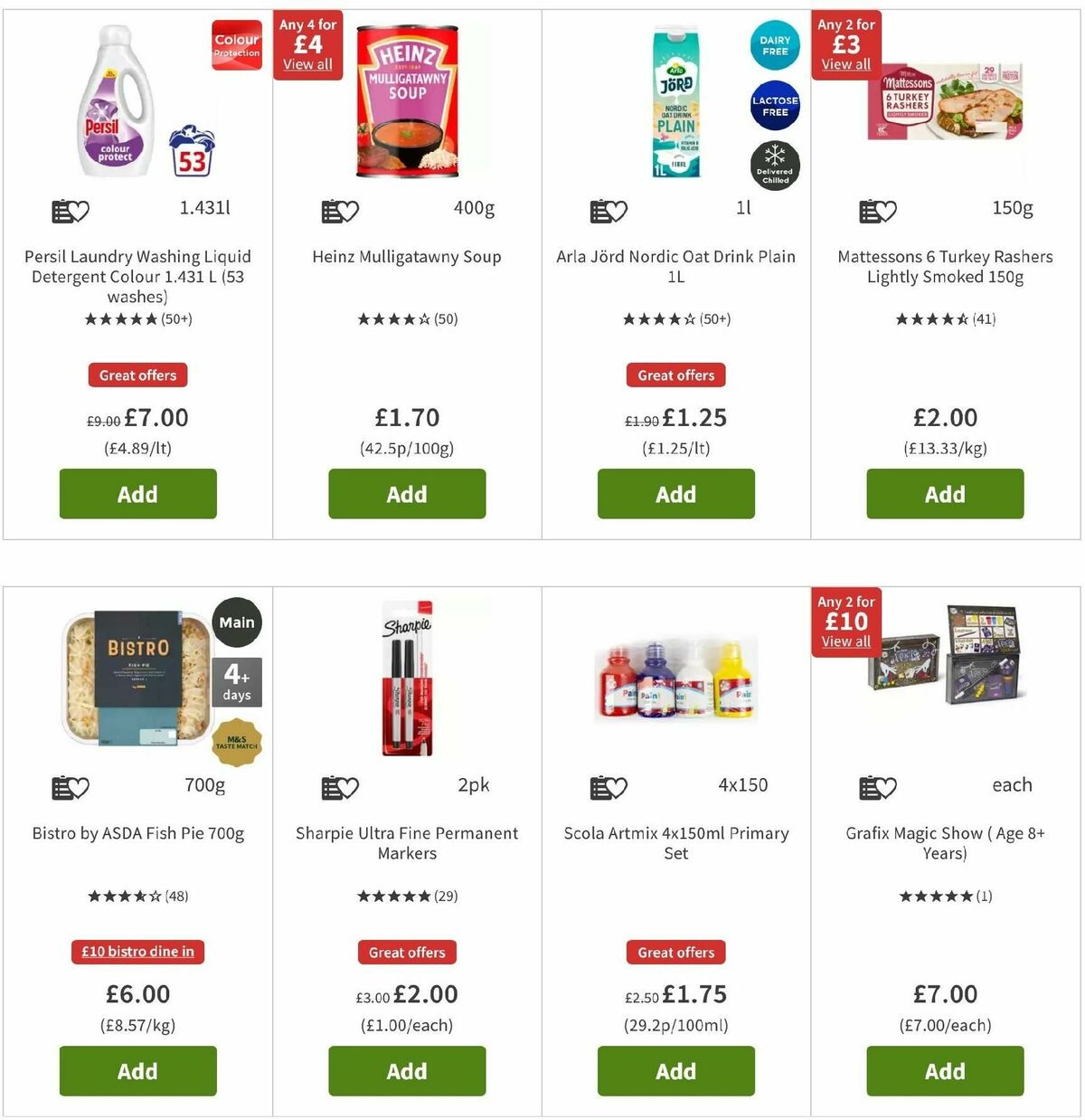 ASDA Offers from 2 August