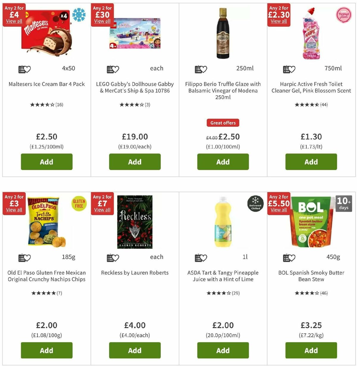 ASDA Offers from 2 August