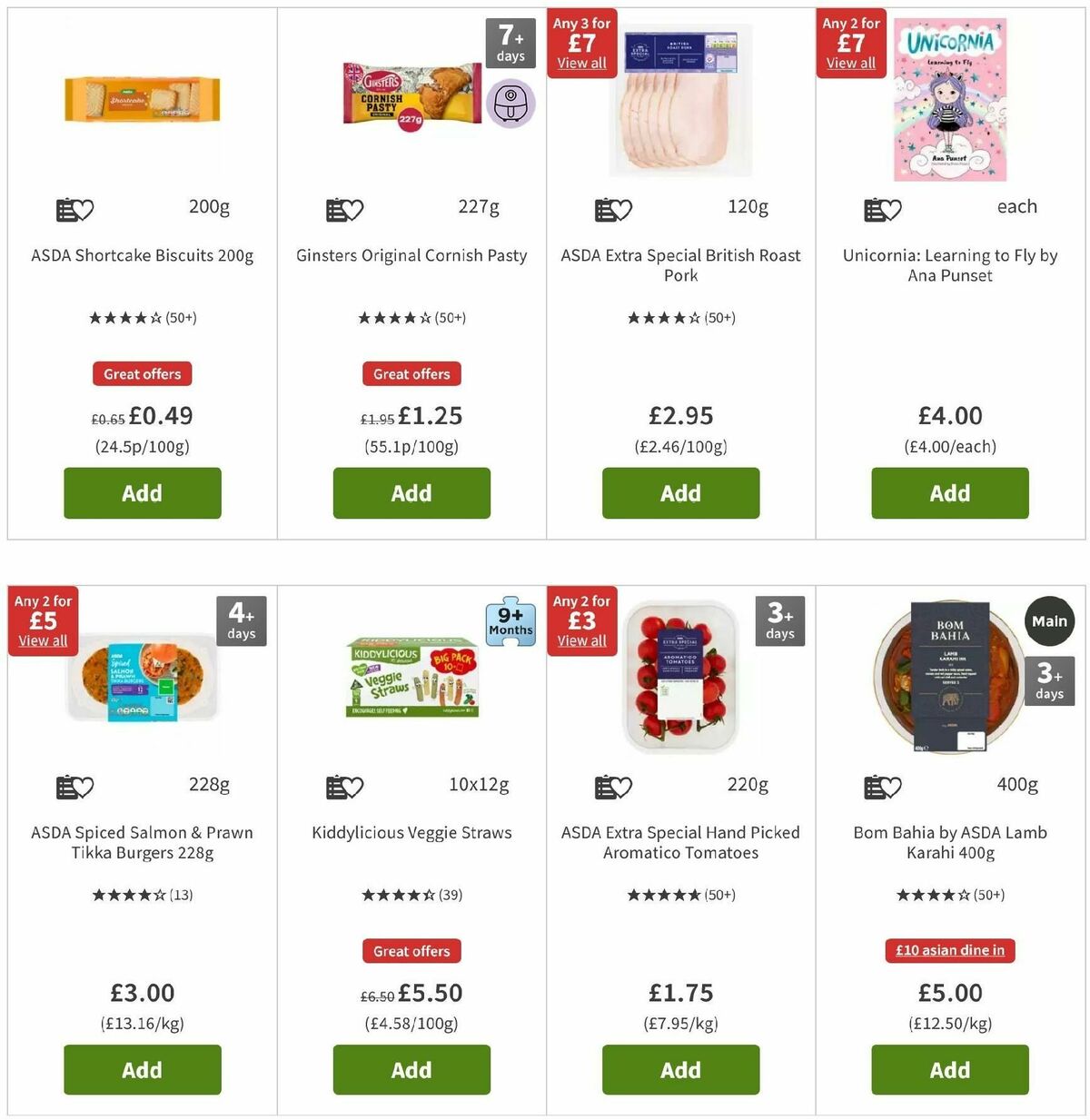 ASDA Offers from 2 August