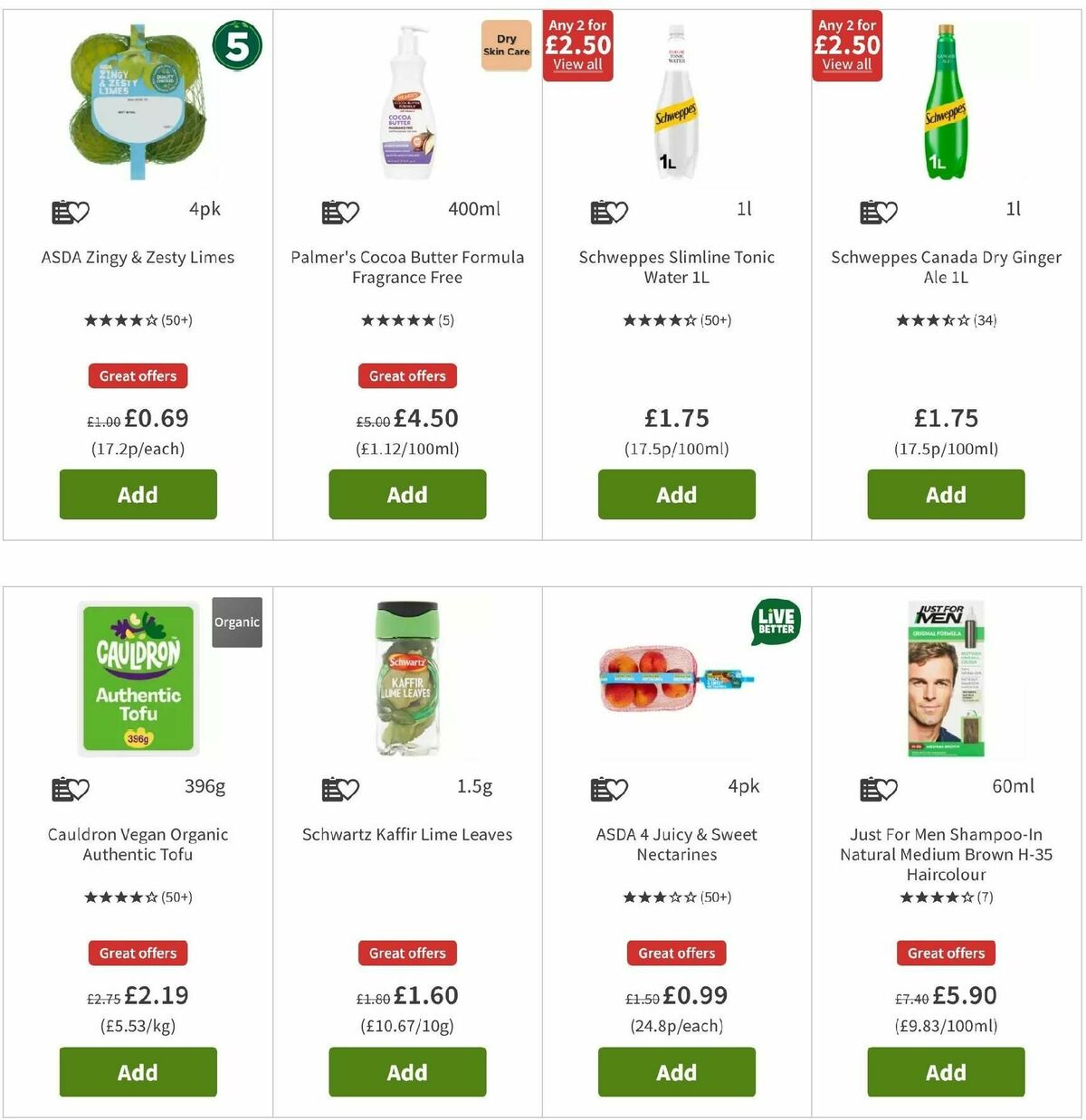 ASDA Offers from 2 August