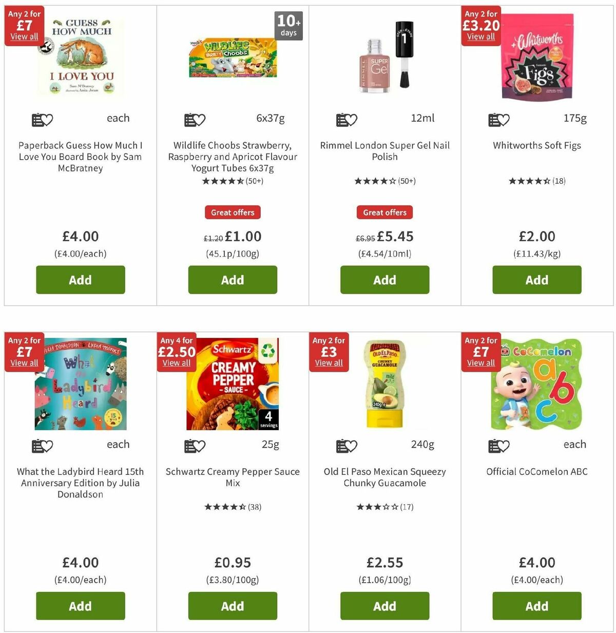 ASDA Offers from 2 August