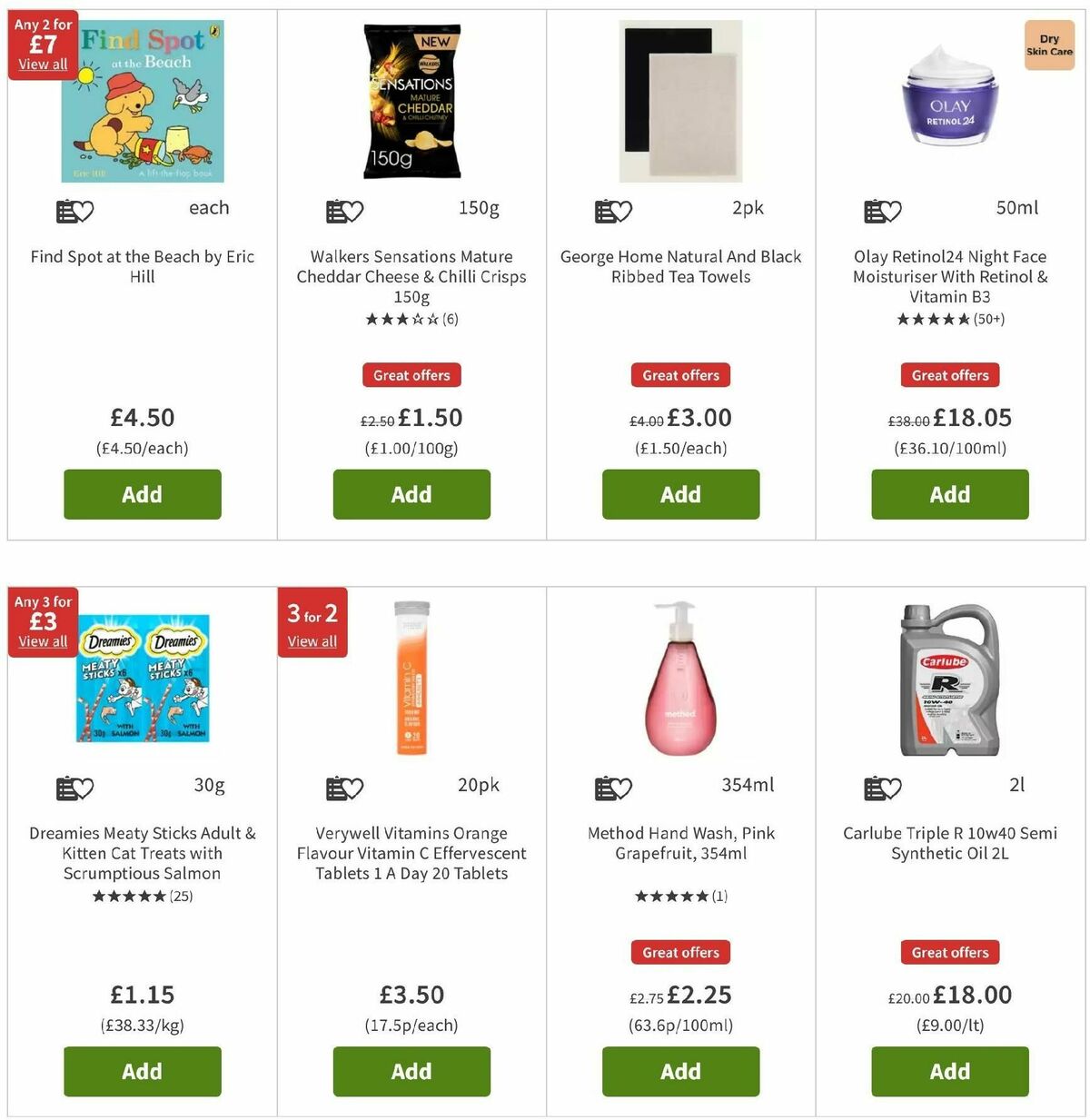 ASDA Offers from 2 August