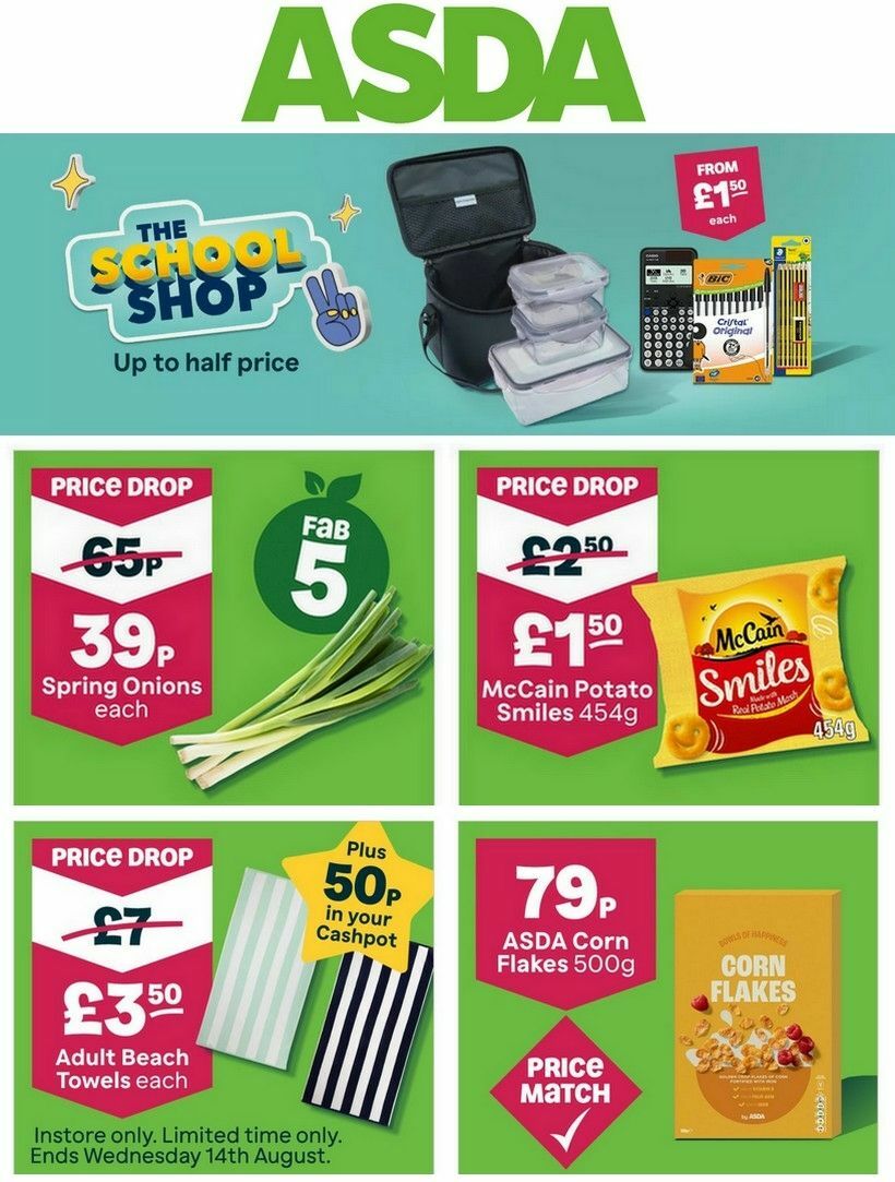 ASDA Offers from 9 August