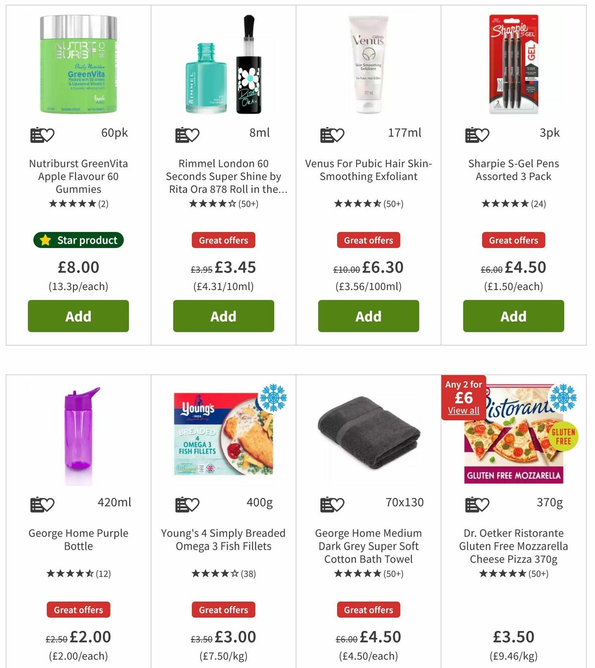 ASDA Offers from 9 August