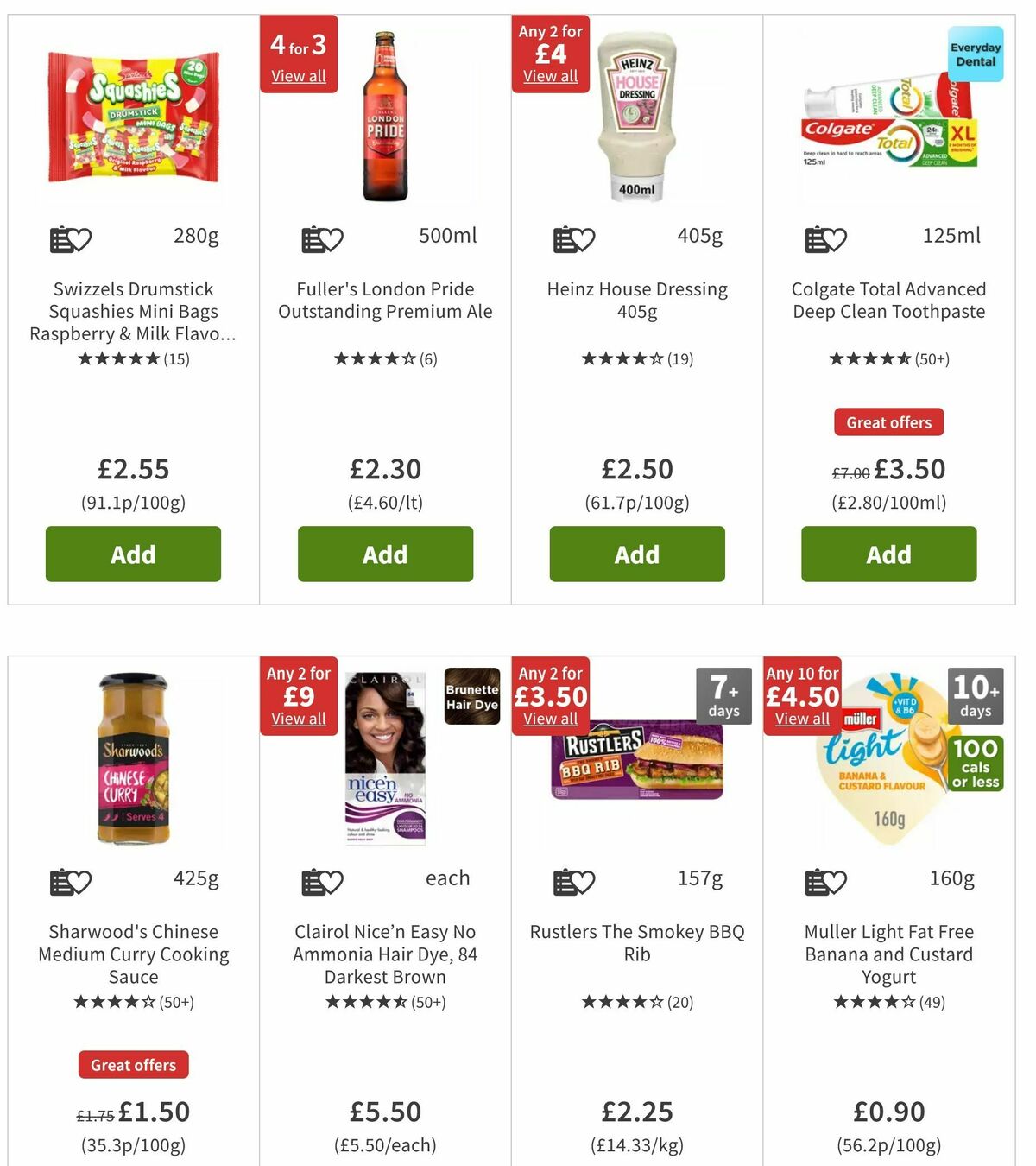 ASDA Offers from 9 August