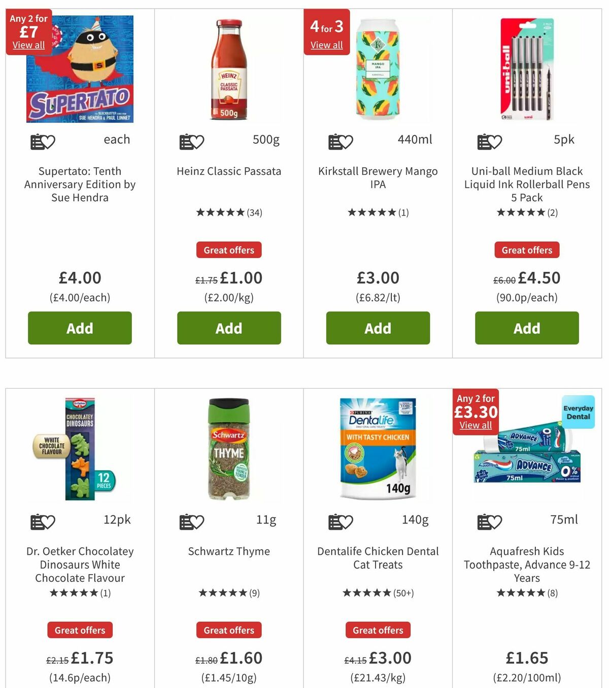 ASDA Offers from 9 August