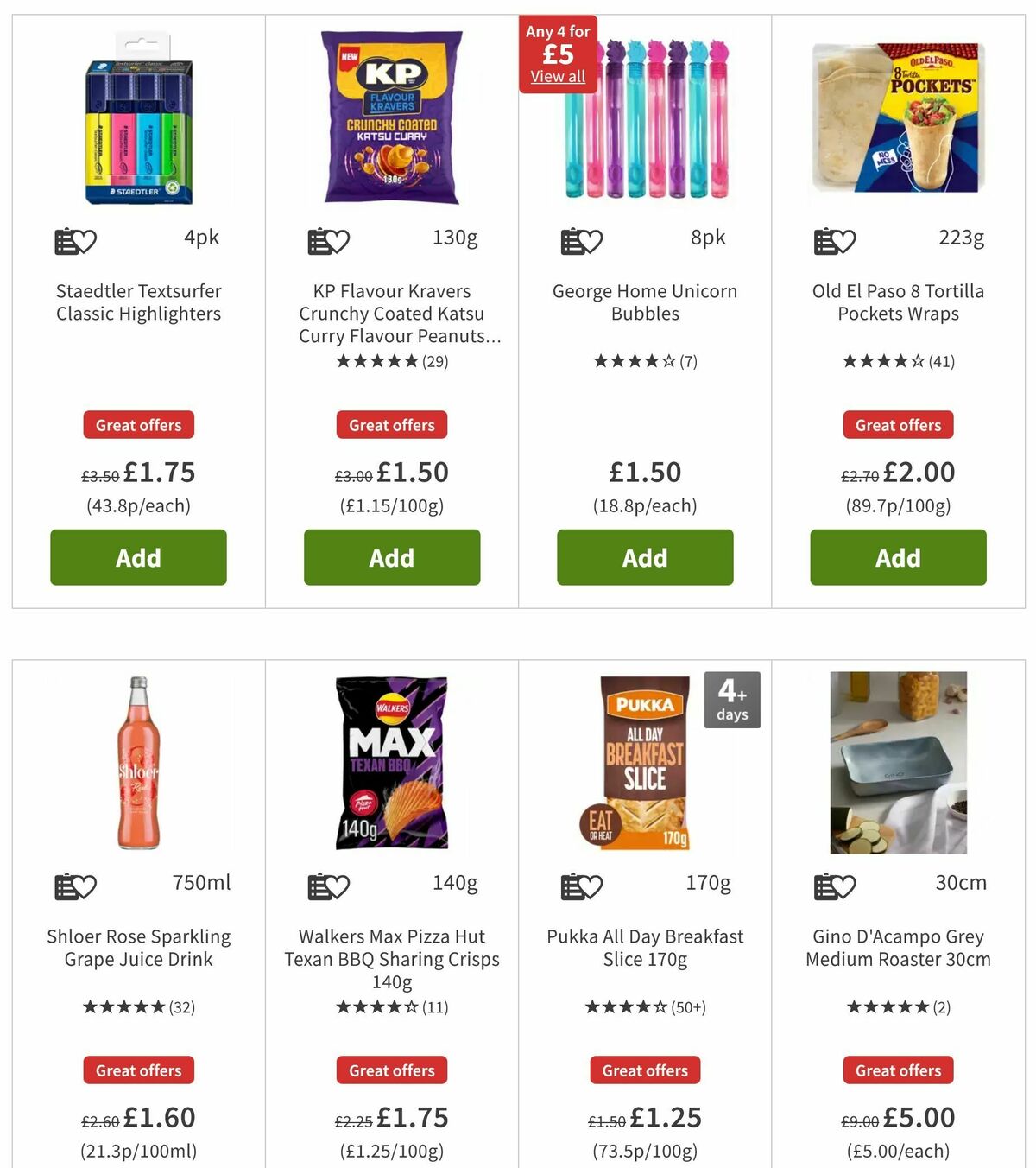 ASDA Offers from 9 August