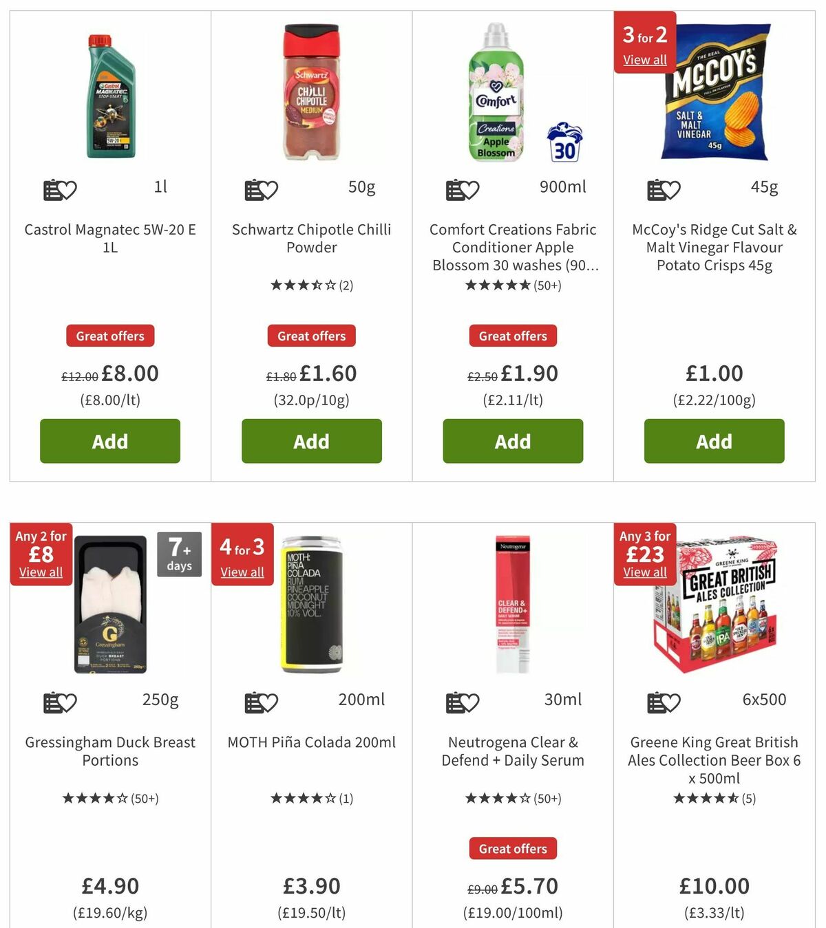 ASDA Offers from 9 August