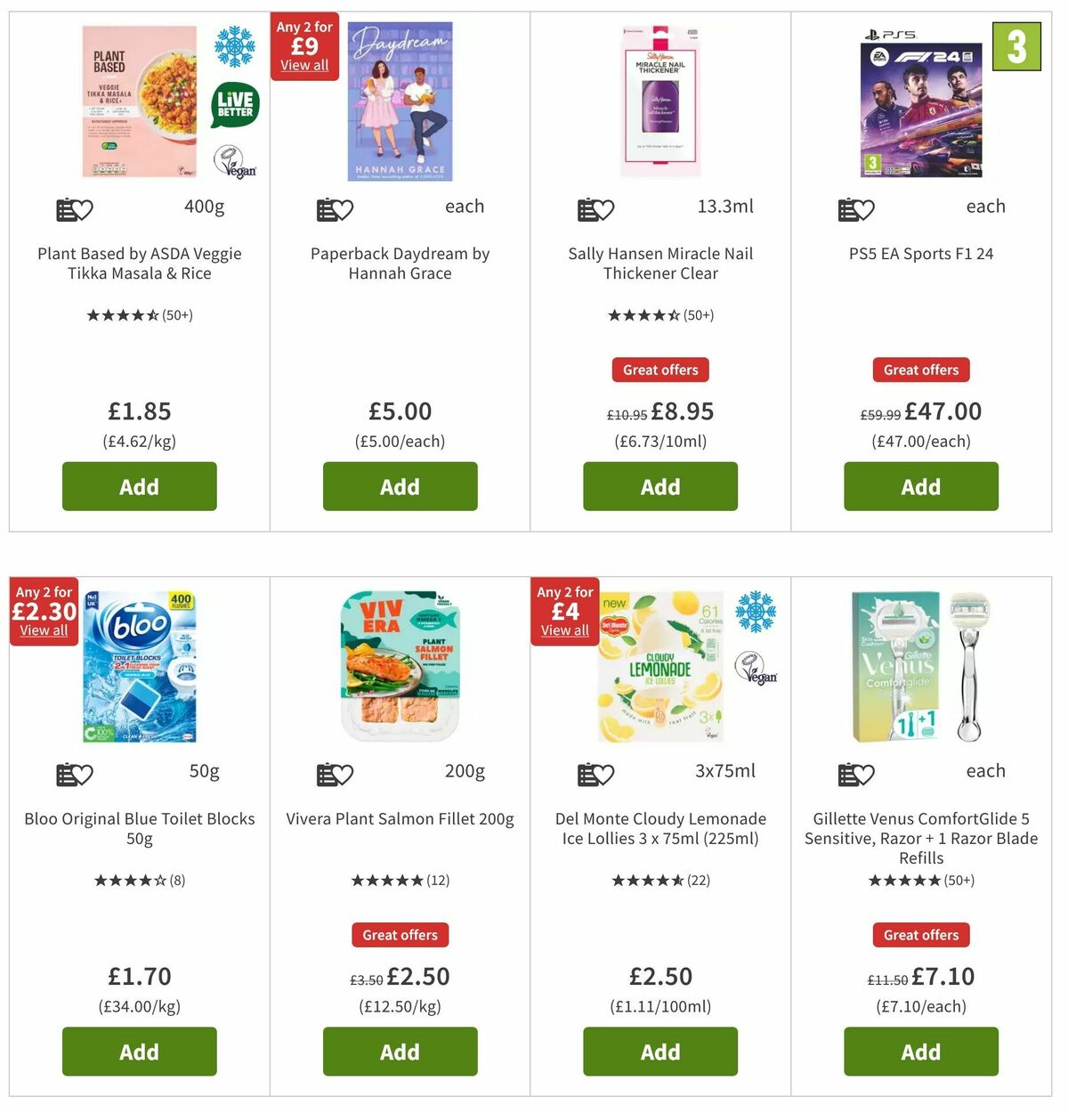 ASDA Offers from 16 August