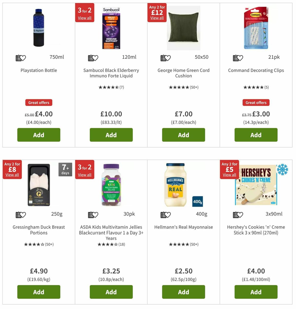 ASDA Offers from 16 August