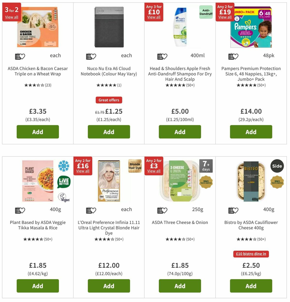 ASDA Offers from 16 August