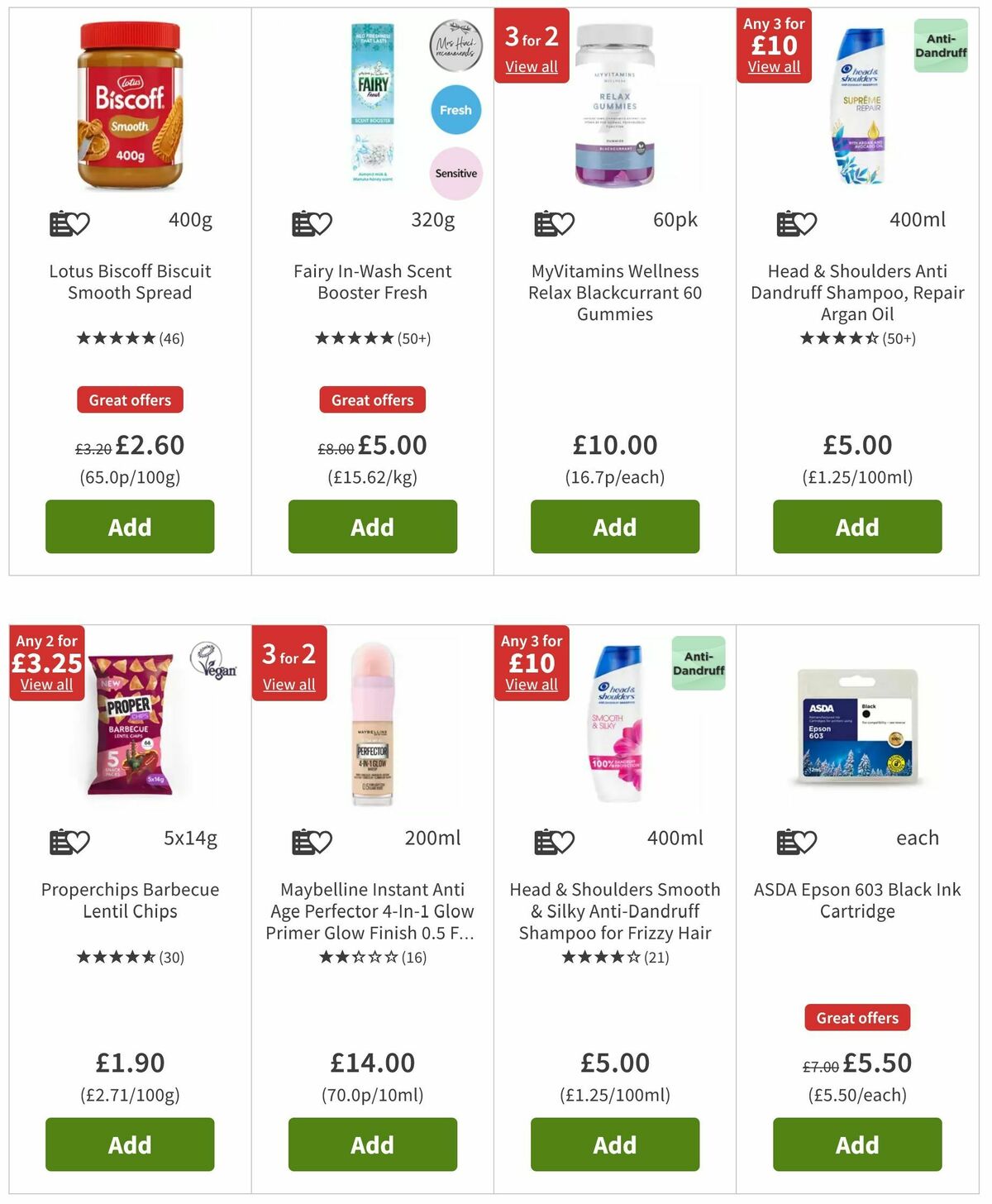 ASDA Offers from 23 August