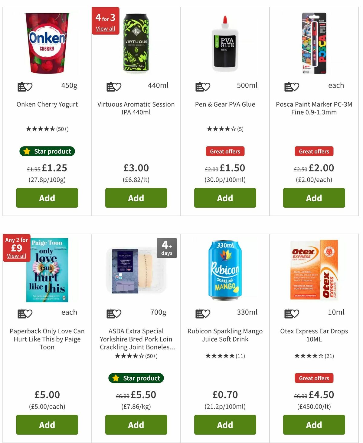 ASDA Offers from 23 August