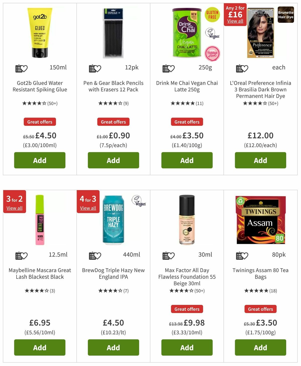 ASDA Offers from 23 August